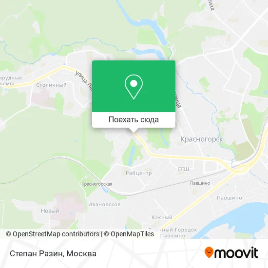 Карта Степан Разин