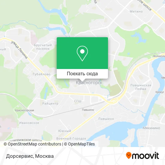 Карта Дорсервис