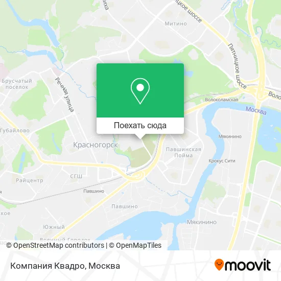 Карта Компания Квадро