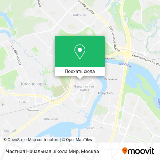 Карта Частная Начальная школа Мир