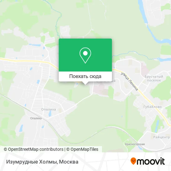 Карта Изумрудные Холмы