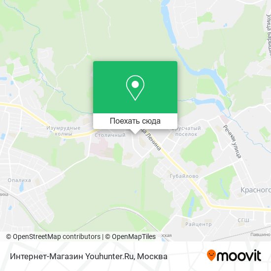 Карта Интернет-Магазин Youhunter.Ru