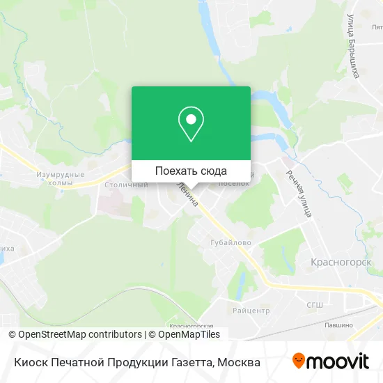 Карта Киоск Печатной Продукции Газетта