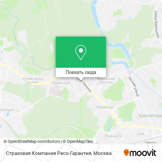 Карта Страховая Компания Ресо-Гарантия