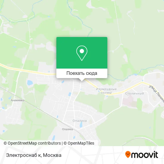 Карта Электроснаб к