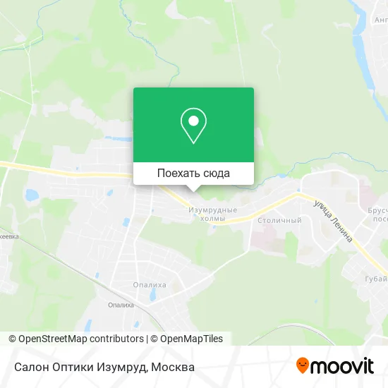 Карта Салон Оптики Изумруд