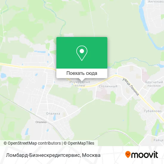Карта Ломбард-Бизнескредитсервис