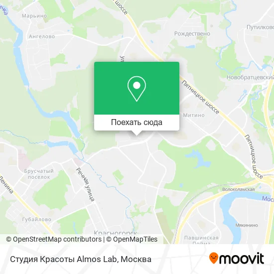 Карта Студия Красоты Almos Lab