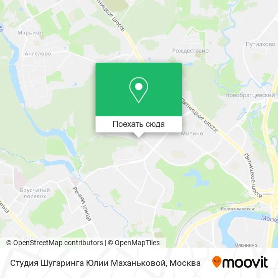 Карта Студия Шугаринга Юлии Маханьковой