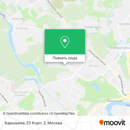 Карта Барышиха, 25 Корп. 2