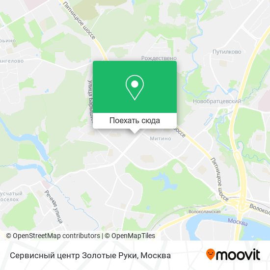 Карта Сервисный центр Золотые Руки