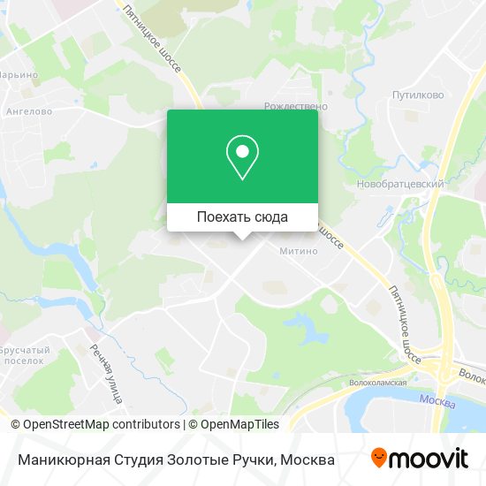 Карта Маникюрная Студия Золотые Ручки
