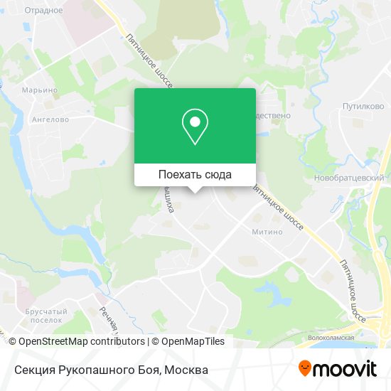 Карта Секция Рукопашного Боя