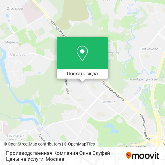 Карта Производственная Компания Окна Скуфей - Цены на Услуги