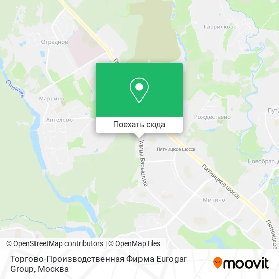 Карта Торгово-Производственная Фирма Eurogar Group