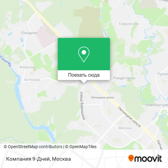 Карта Компания 9-Дней