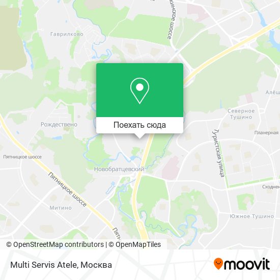 Карта Multi Servis Atele