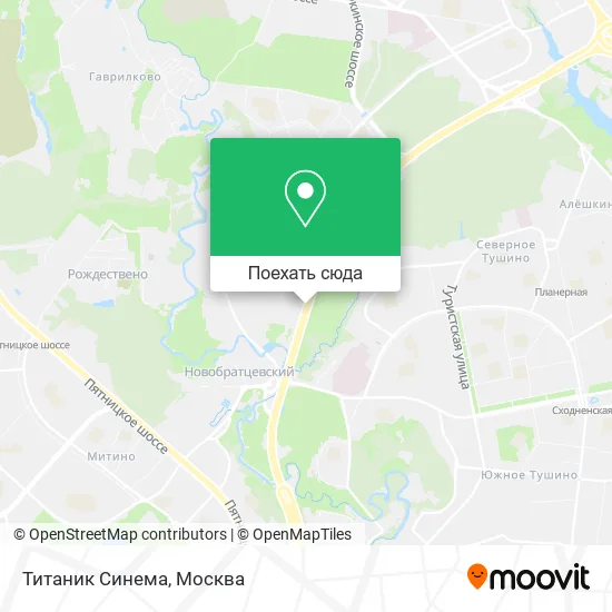 Карта Титаник Синема