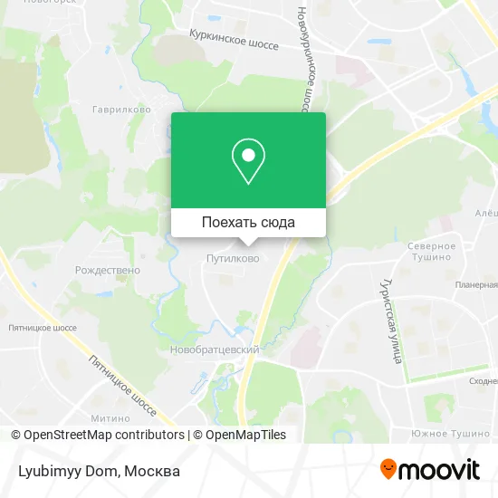 Карта Lyubimyy Dom