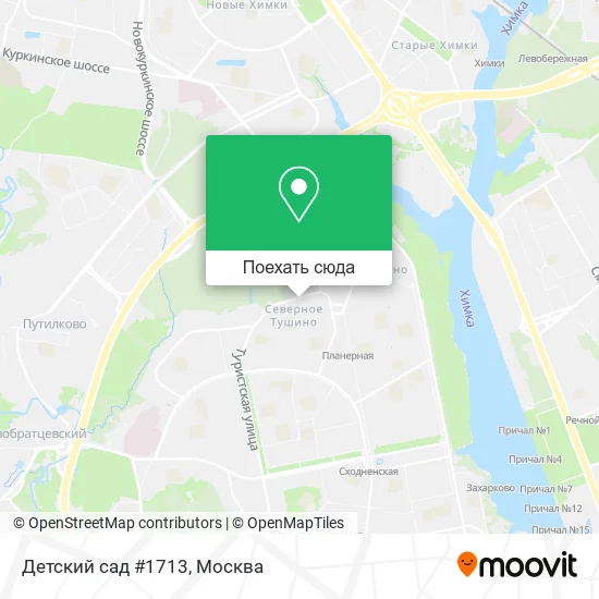 Карта Детский сад #1713