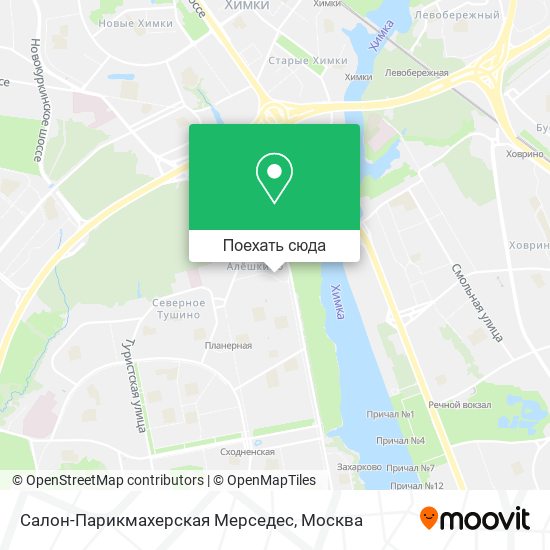 Карта Салон-Парикмахерская Мерседес