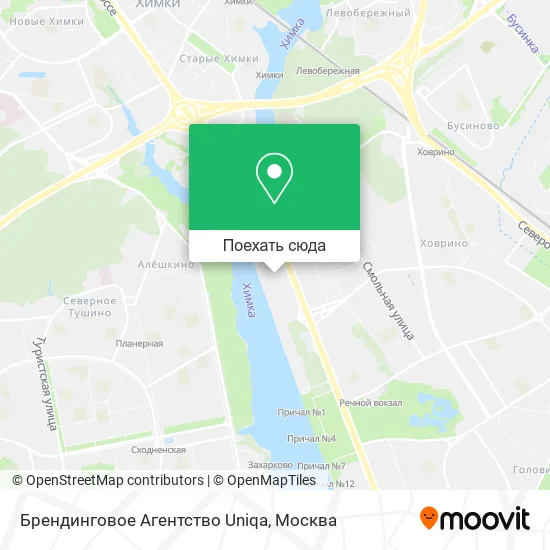 Карта Брендинговое Агентство Uniqa