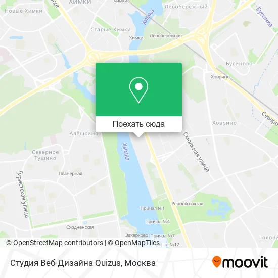 Карта Студия Веб-Дизайна Quizus