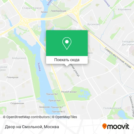 Карта Двор на Смольной