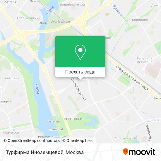Карта Турфирма Иноземцевой