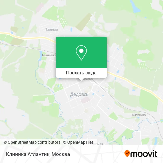Карта Клиника Атлантик