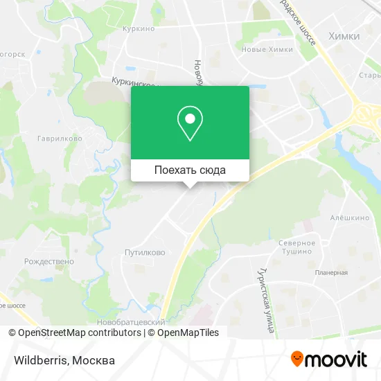 Карта Wildberris