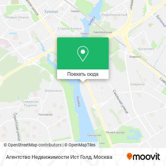 Карта Агентство Недвижимости Ист Голд