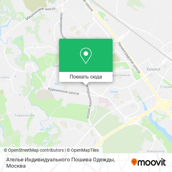 Карта Ателье Индивидуального Пошива Одежды