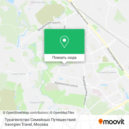 Карта Турагентство Семейных Путешествий Georgiev.Travel