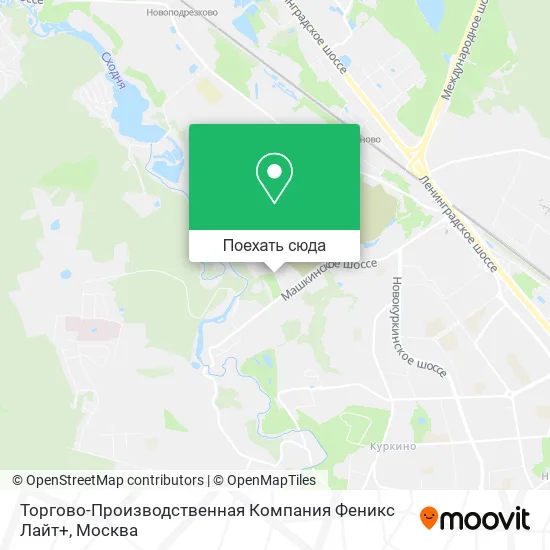 Карта Торгово-Производственная Компания Феникс Лайт+