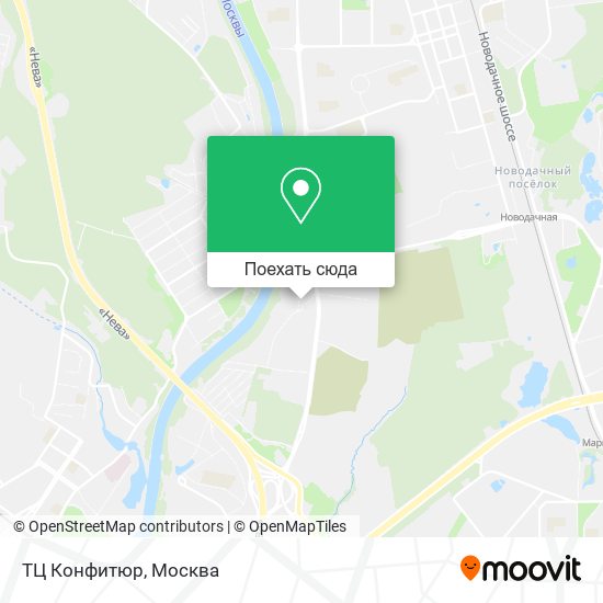 Карта ТЦ Конфитюр