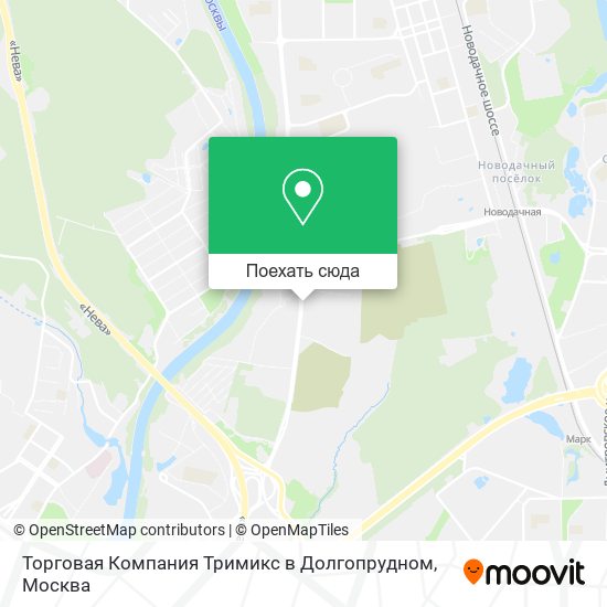 Карта Торговая Компания Тримикс в Долгопрудном