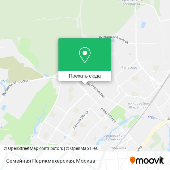 Карта Семейная Парикмахерская