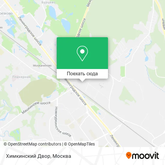Карта Химкинский Двор