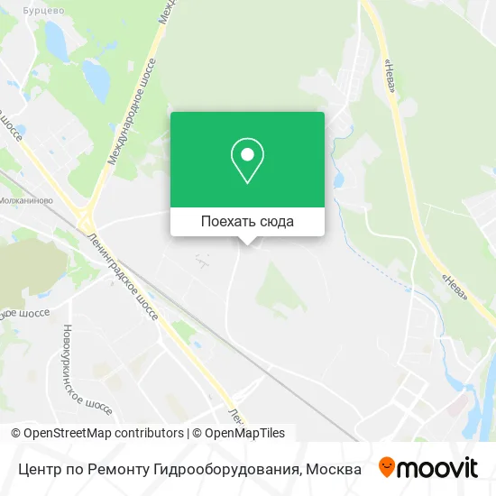 Карта Центр по Ремонту Гидрооборудования
