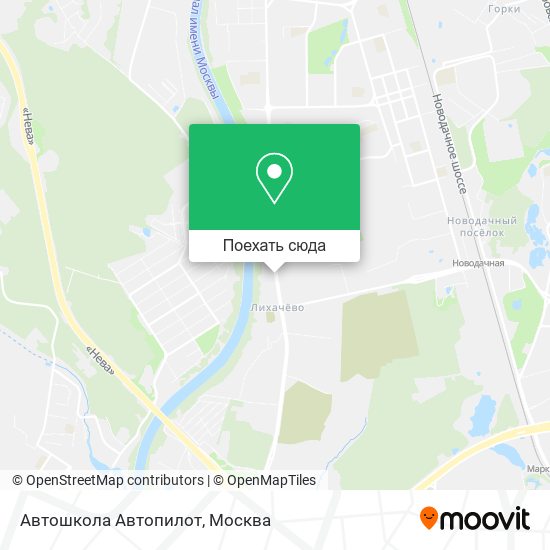 Карта Автошкола Автопилот