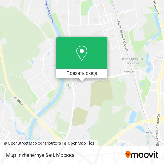 Карта Mup Inzhenernye Seti