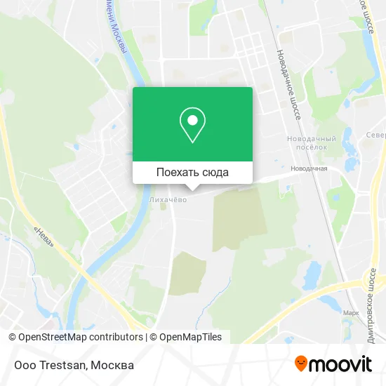 Карта Ooo Trestsan