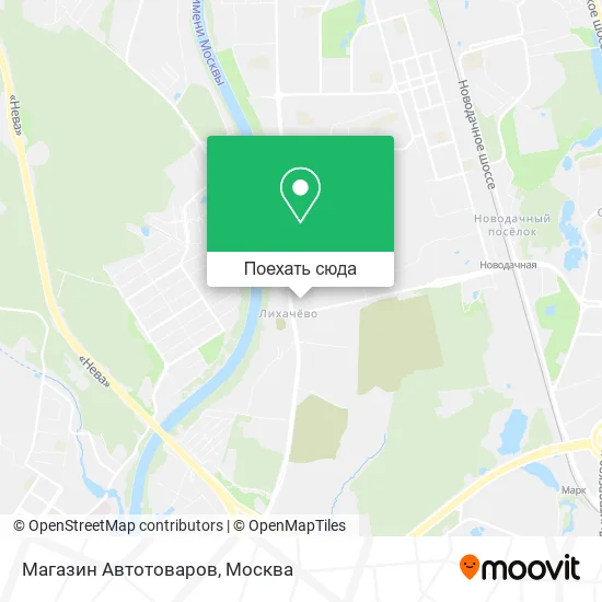 Карта Магазин Автотоваров