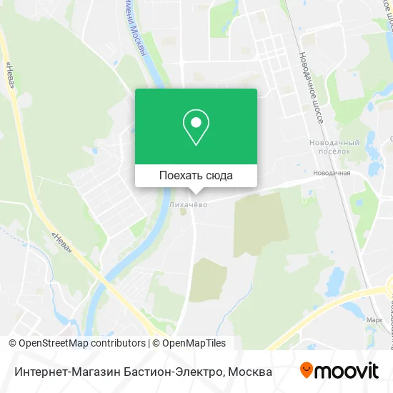 Карта Интернет-Магазин Бастион-Электро