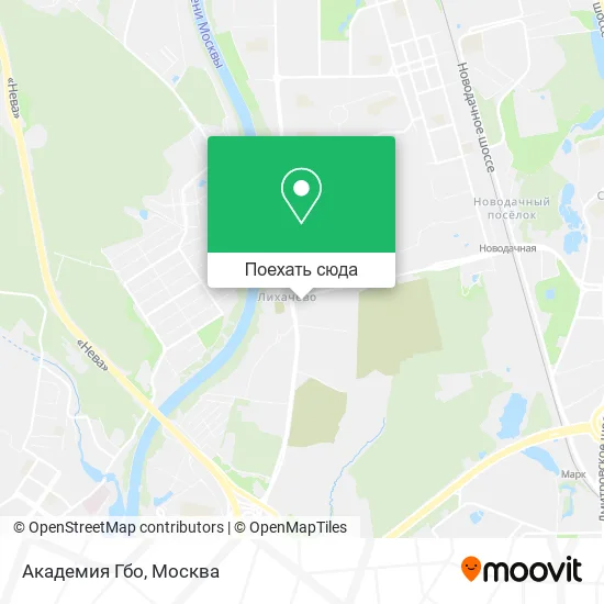 Карта Академия Гбо