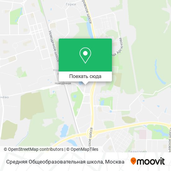 Карта Средняя Общеобразовательная школа