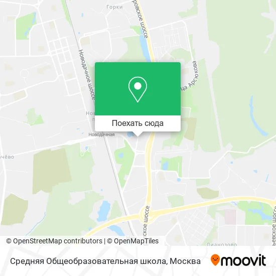 Карта Средняя Общеобразовательная школа