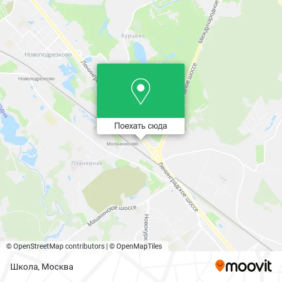 Карта Школа
