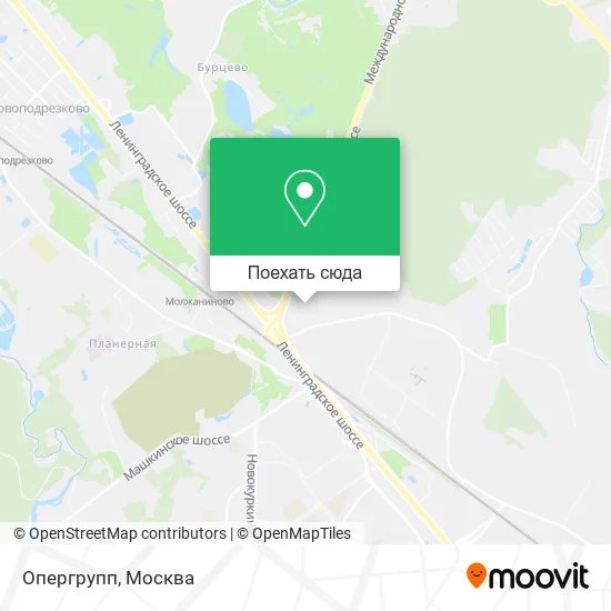Карта Опергрупп